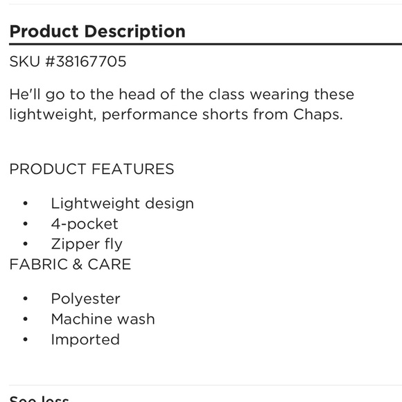 Chaps Bottoms Chaps Performance School Uniform Shorts Poshmark